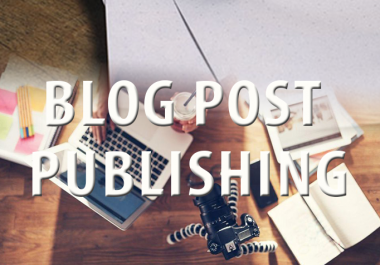 I will publish your blog post on your site