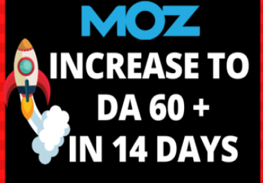 Skyrocket your DA to 60+ - 100 Whitehat