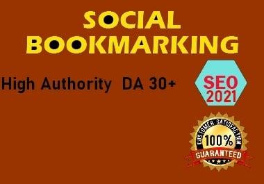 Bookmark your site to 40 Social bookmarking sites DA30+