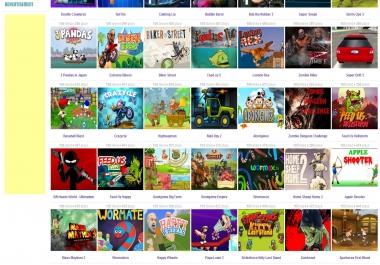 The source code of the mini game website on the browser is the same as the friv10. org SEO standard w