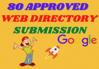 I will submit live 80 approved manual directory submissions