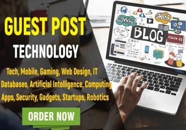 Publish a Guest Post on Technology Blog