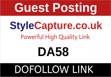 I will Guest Post On Style Capture,  StyleCapture. co. uk