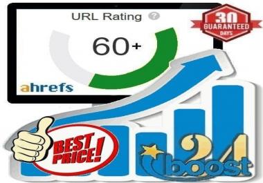 Increase your URL Rating to UR60+