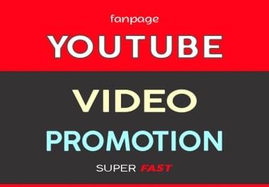 YOUTUBE VIDEO PROMOTION LONG LASTING AND REAL AUDIENCE