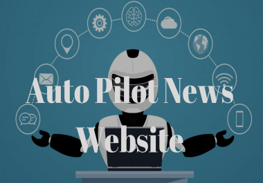 I will create automated hot news website for passive income