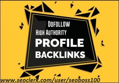 I will do social media SEO profile backlinks