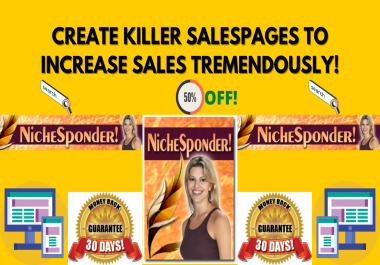 Niche Sponder - Create Killer Sales Pages & Increase Sales