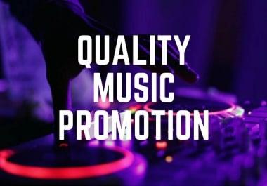 Basic manual Music promotion with best quality