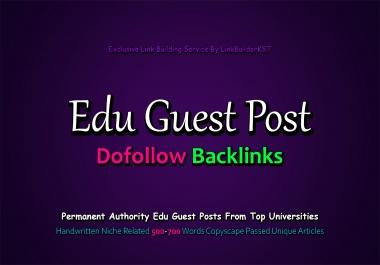 Limited Time Offer - Write And Publish 3X EDU Guest Posts On Top Universities