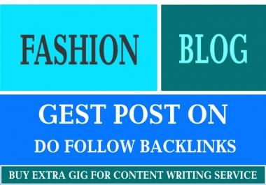 I Will Guest Post On Fashion Blog