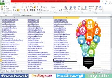 I will do high quality 3k plus any type performed Targeted Email list