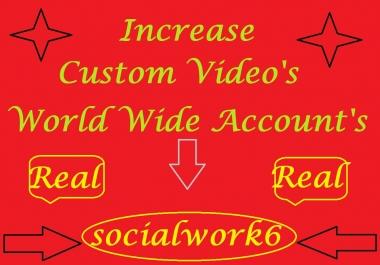 Increase Videos Promotion Via World Wide User