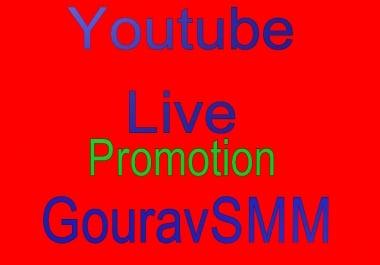 Youtube Live Visitors High Quality