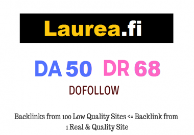 Guest Post on 60K Traffic Finland Website - Laurea. fi - Dofollow