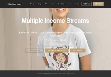 Autopilot Affiliate Website for sale Multi Income Streams Work at Home Now