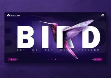 Create your landing page or custom web design