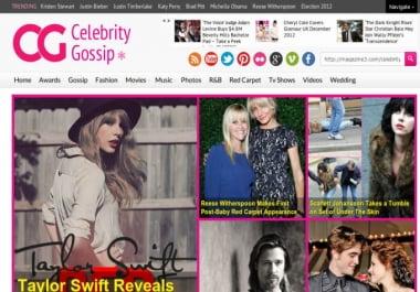 Guest post on fashion,  celebrity and lifestyle blog in 24hrs