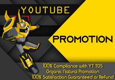 Youtube Marketing Safe Video Promotion Real Via User