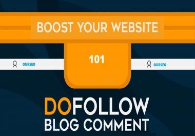 101 Dofollow BLOG COMMENTS Backlinks