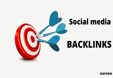 Provide 100 High quality social backlinks