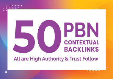 I will do premium 50 pbn post backlinks