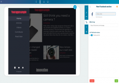 Create your mobile app without coding