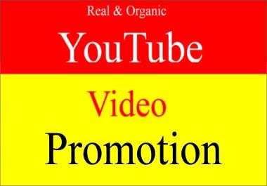 Get Fast Natural YouTube video promotion