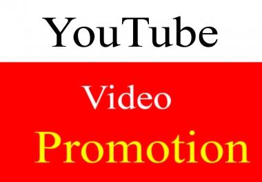 I Will do best Fast Organic YouTube video promotion & Marketing