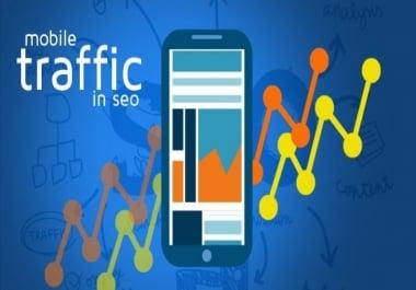 Provide Mobile Web Traffic for 30 days