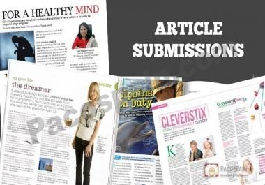 Article To 7000+ Article Submission Directories