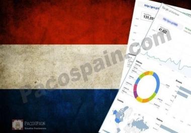 Order 250 Dutch Targeted Visitors for 30 Days + low bounce rate Traffic