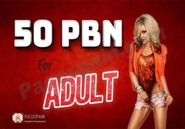 50 PBN For Adult Websites &ndash Quality Adult SEO