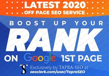 SEO backlinks white hat manual service for google top ranking