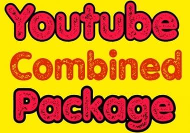 I will do best YouTube combined package promotion