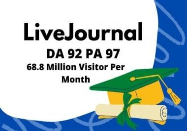 I will Publish a Guest Post on DA92 LiveJournal