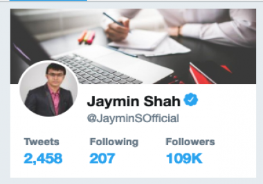 JayminSOfficial Sponsored Tweet