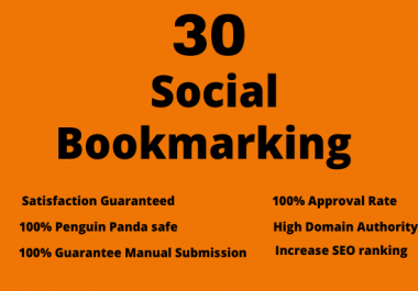 30 Bookmarking SEO Backlinks to boost your Website Ranks