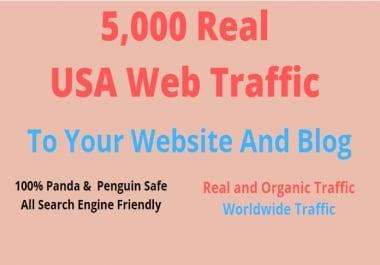 Get 5000 Human Verified Unique USA visitors on your website Fast and Safe