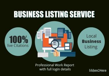 Top 100 USA live local citations for your business