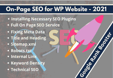 Boost On Page SEO Optimization for WP Website According Google Update 2021