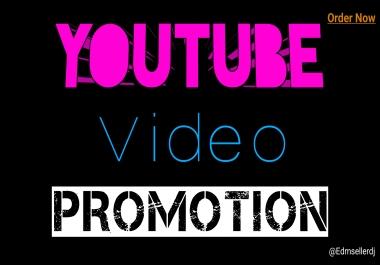 I will give you youtube promotion video and marketing Vai
