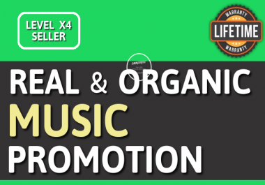 Real Music Promotion Album,  Playlist OR Artist PROFILE Unique Listeners