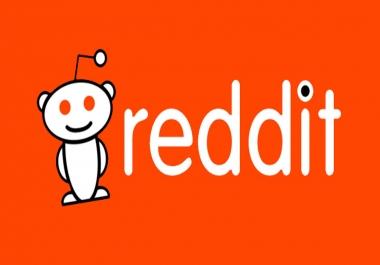 Create 120 Reddit shares backlinks