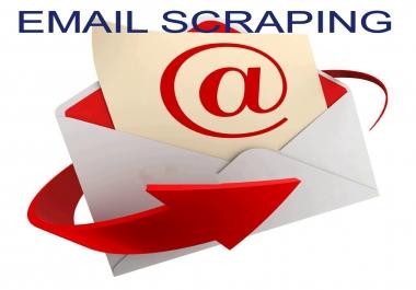 I will extract 150 emails scraping from yelp yellow pages yell mining