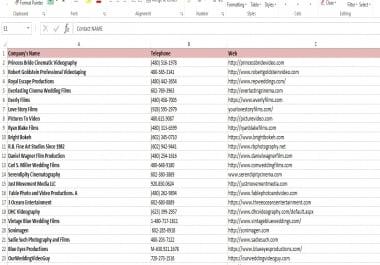 scrape, extract data from any website or directory yellow pages yelp others