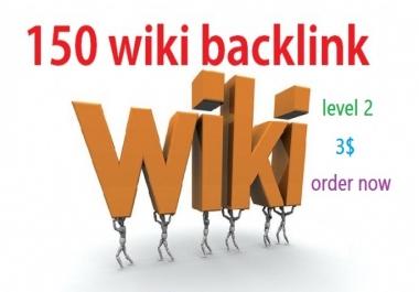 NOW get 150 wiki backlinks Mix profile and article