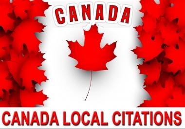 I will create best 200 CANADA local seo citations/listings. Satisfaction Guaranteed