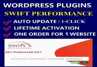 Swift Performance WordPress Plugin Activation Type - License/Lifetime
