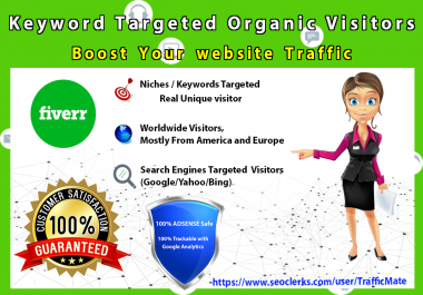 boost website traffic with keyword targeted organic visitors